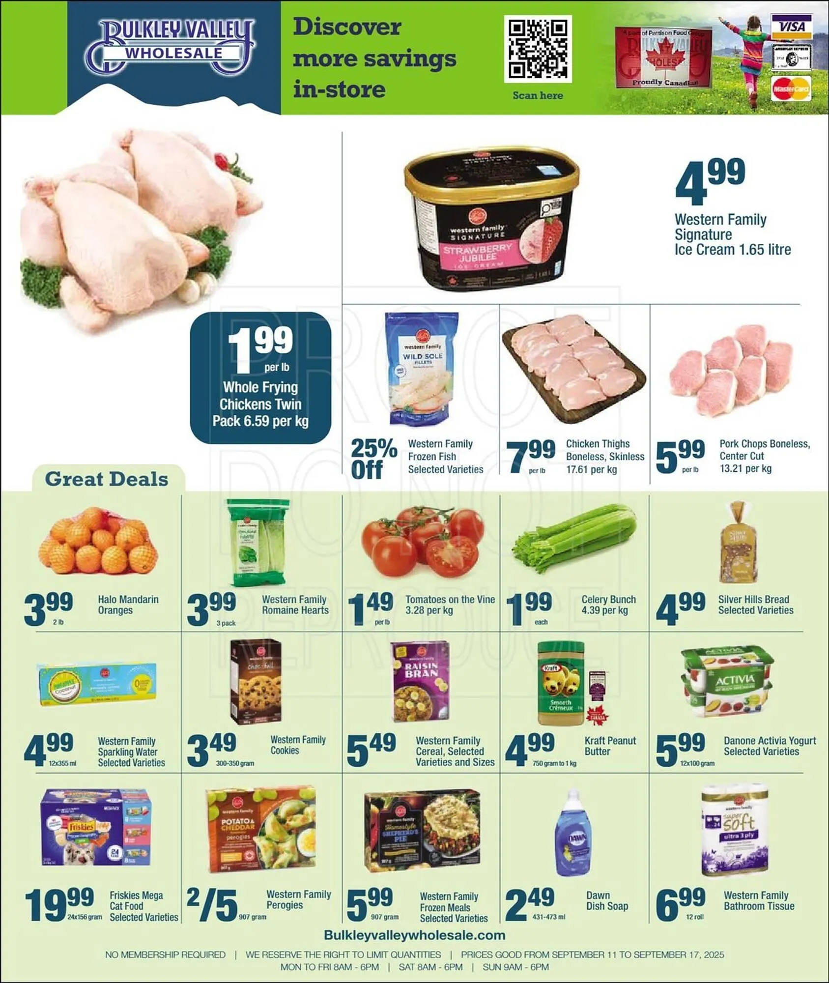Bulkley Valley Wholesale flyer from September 11 to September 17 2025 - flyer page 1