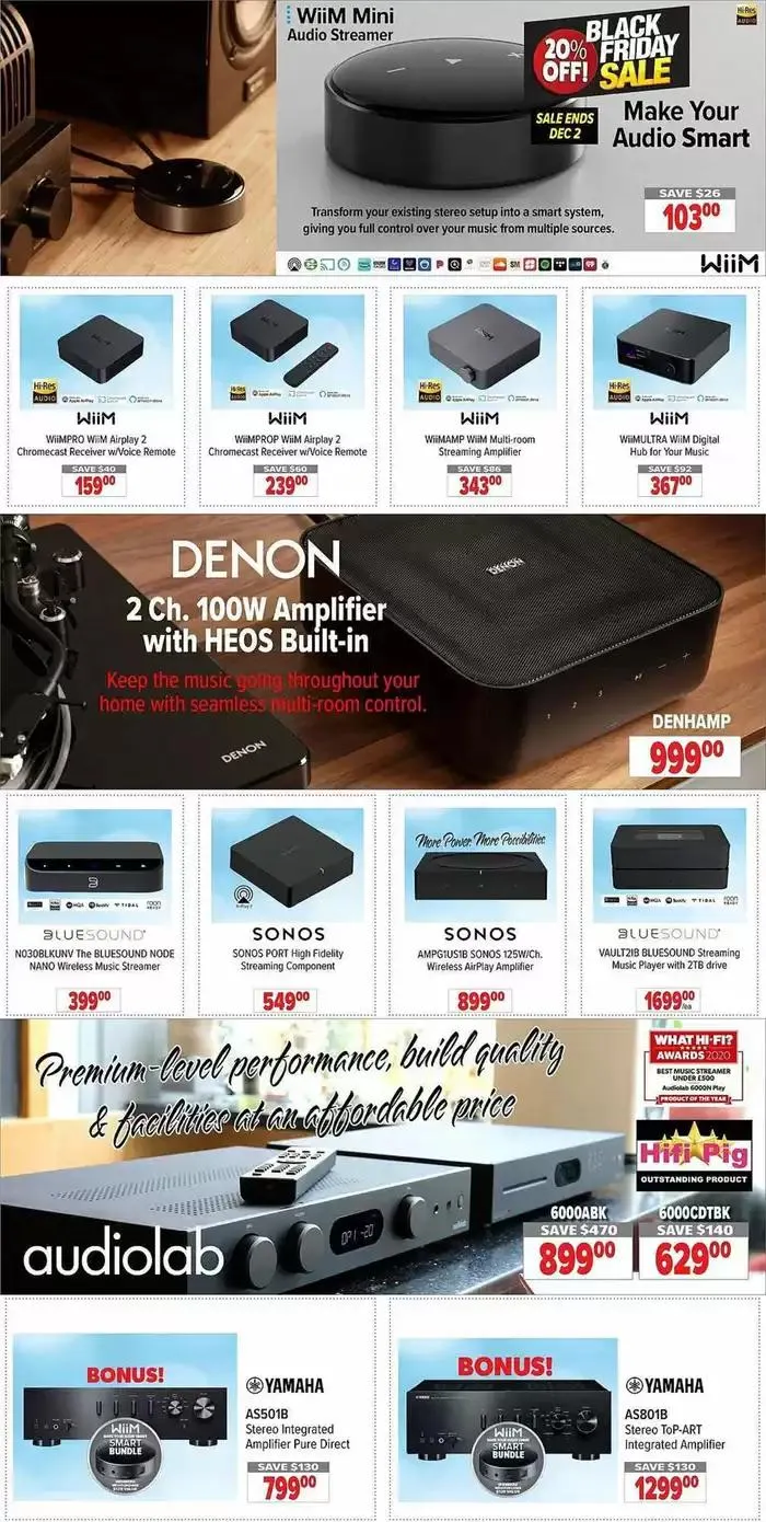 2001 Audio Video weekly flyer from November 29 to December 6 2024 - flyer page 13