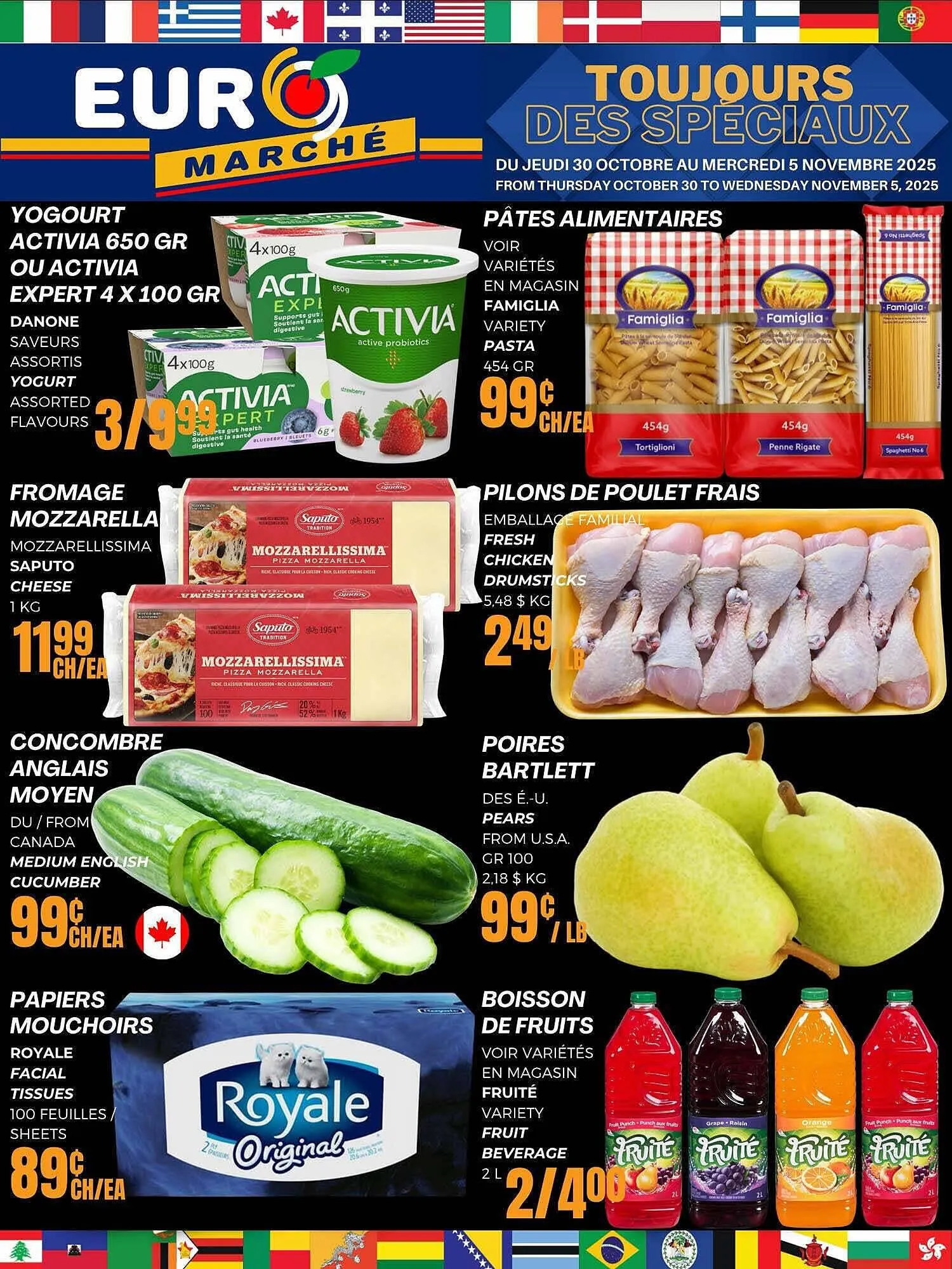 Euromarché flyer from October 29 to November 5 2025 - flyer page 1