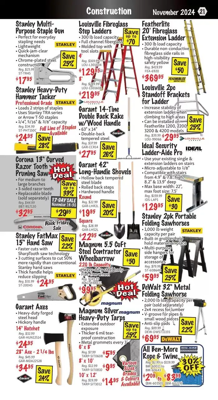 KMS Tools November 2024 Black Friday Sale from November 1 to November 15 2024 - flyer page 21