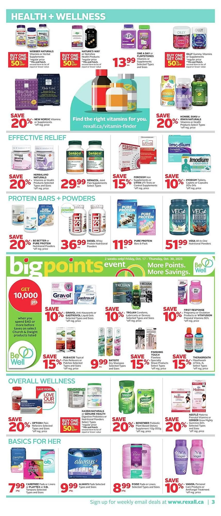 Rexall flyer from October 16 to October 23 2025 - flyer page 7