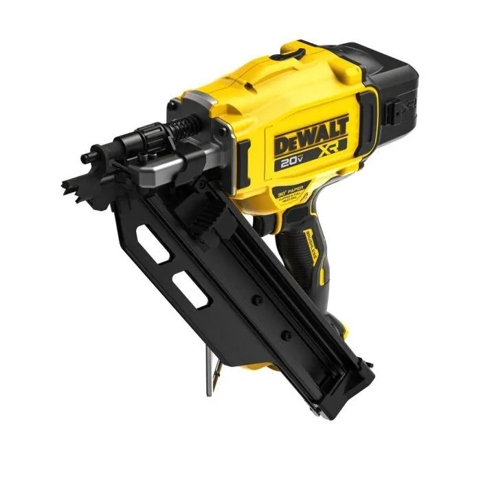 DEWALT 20V MAX Brushless Cordless 30° Paper Tape Framing Nailer, Bare Tool