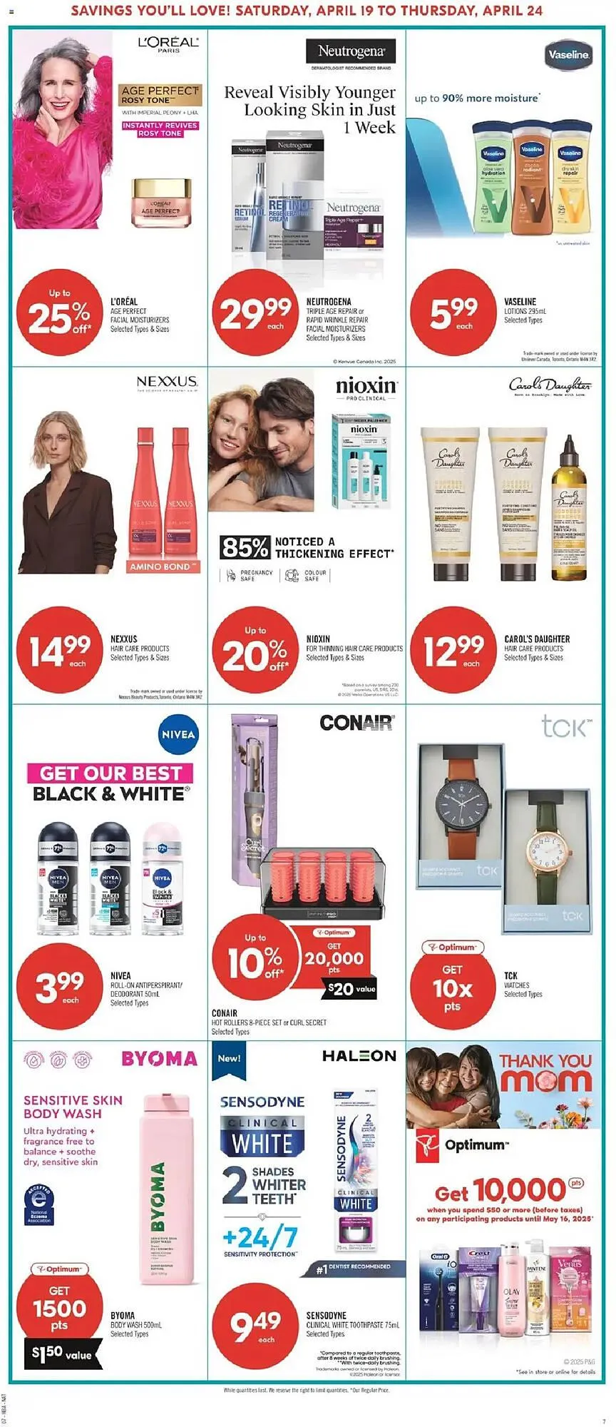 Shoppers Drug Mart flyer from April 19 to April 24 2025 - flyer page 11