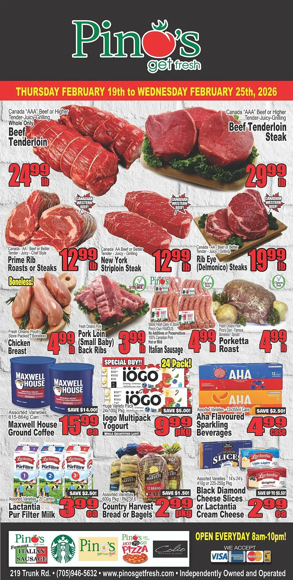 Pino's flyer from February 19 to February 25 2026 - flyer page 1