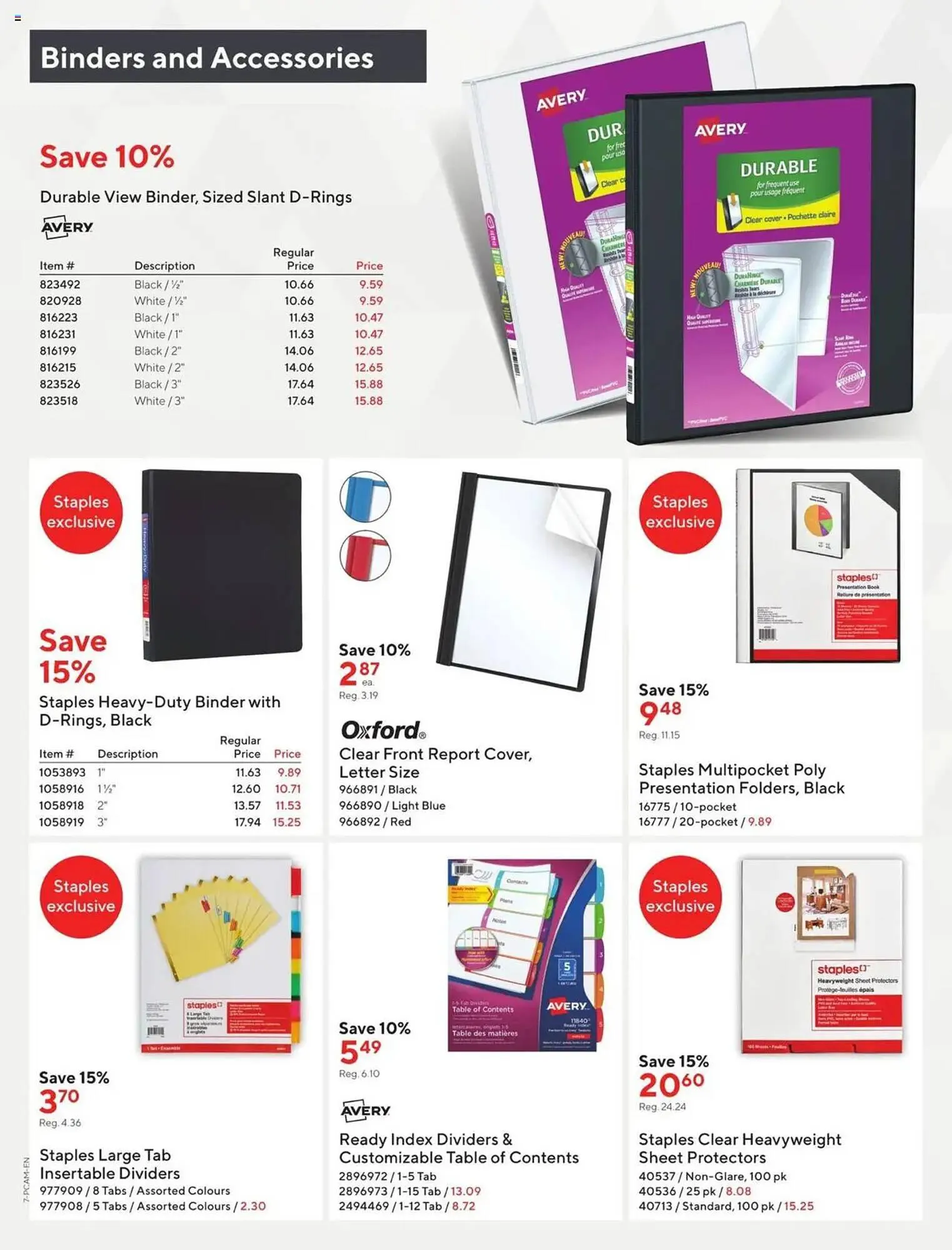 Staples flyer from March 5 to March 18 2025 - flyer page 7