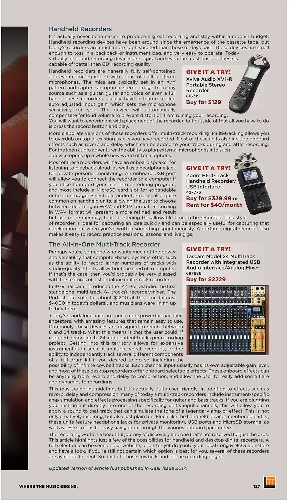 Long & McQuade flyer from November 5 to July 31 2026 - flyer page 127