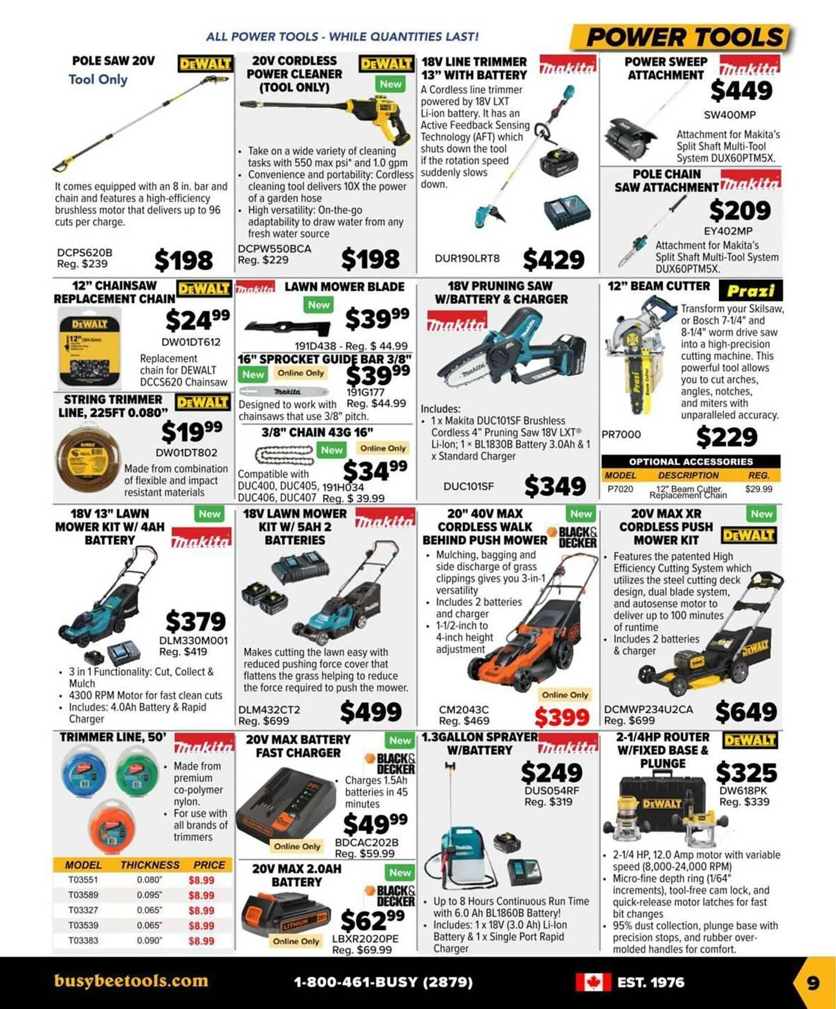 Busy Bee Tools flyer from April 5 to May 31 2025 - flyer page 9