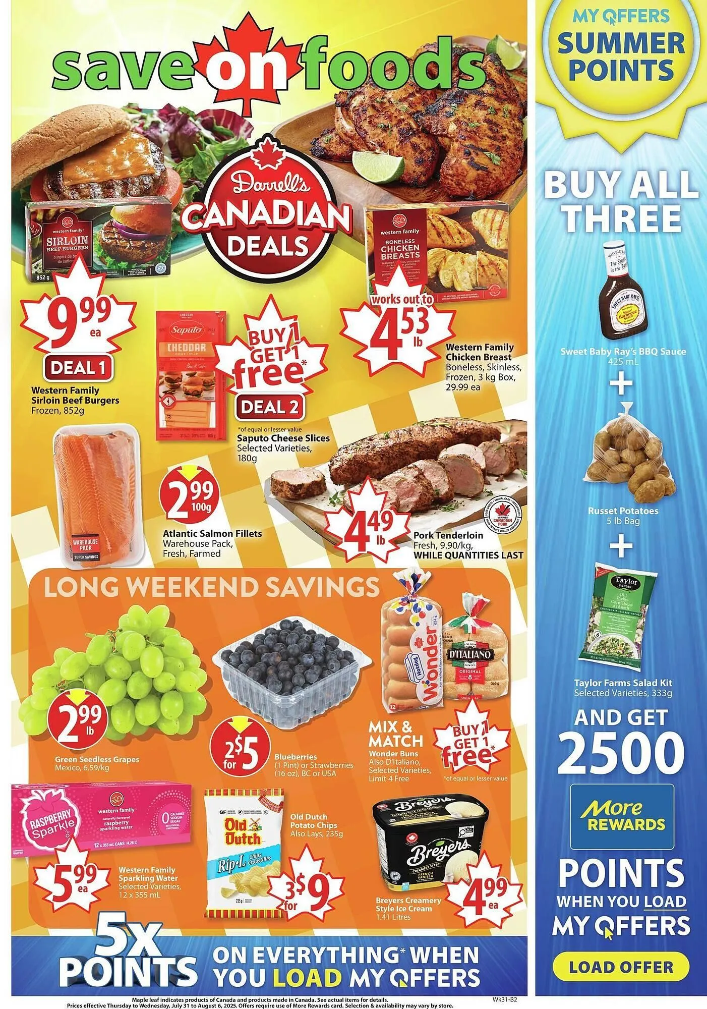 Save on Foods flyer from July 31 to August 7 2025 - flyer page 3