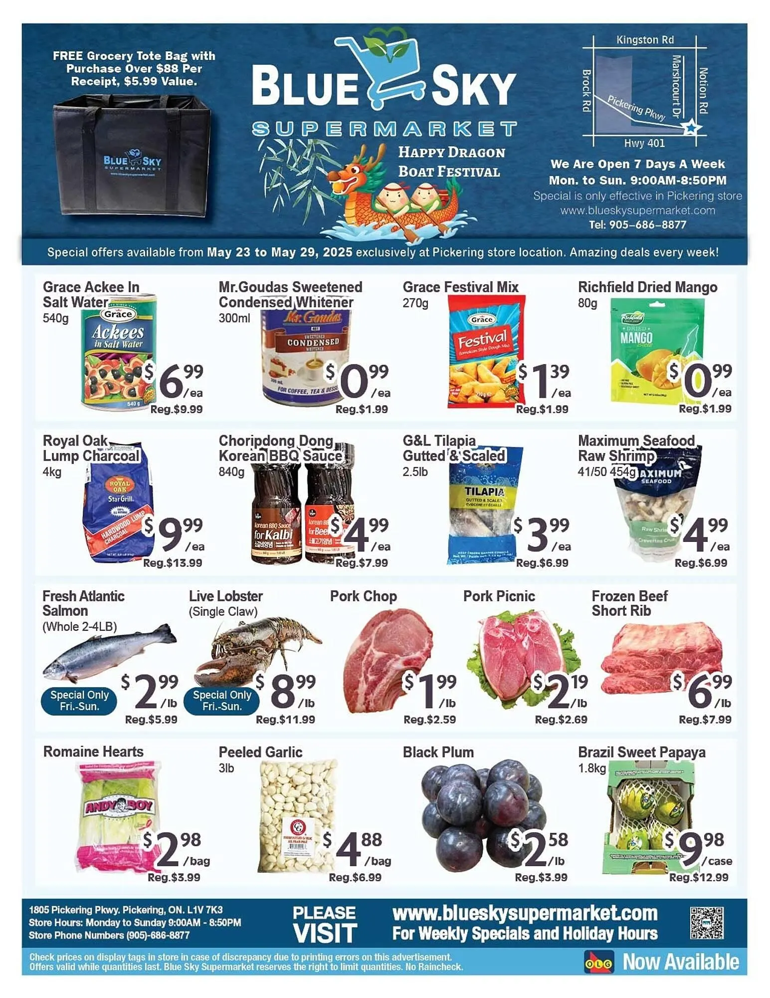 Blue Sky Supermarket flyer - 1