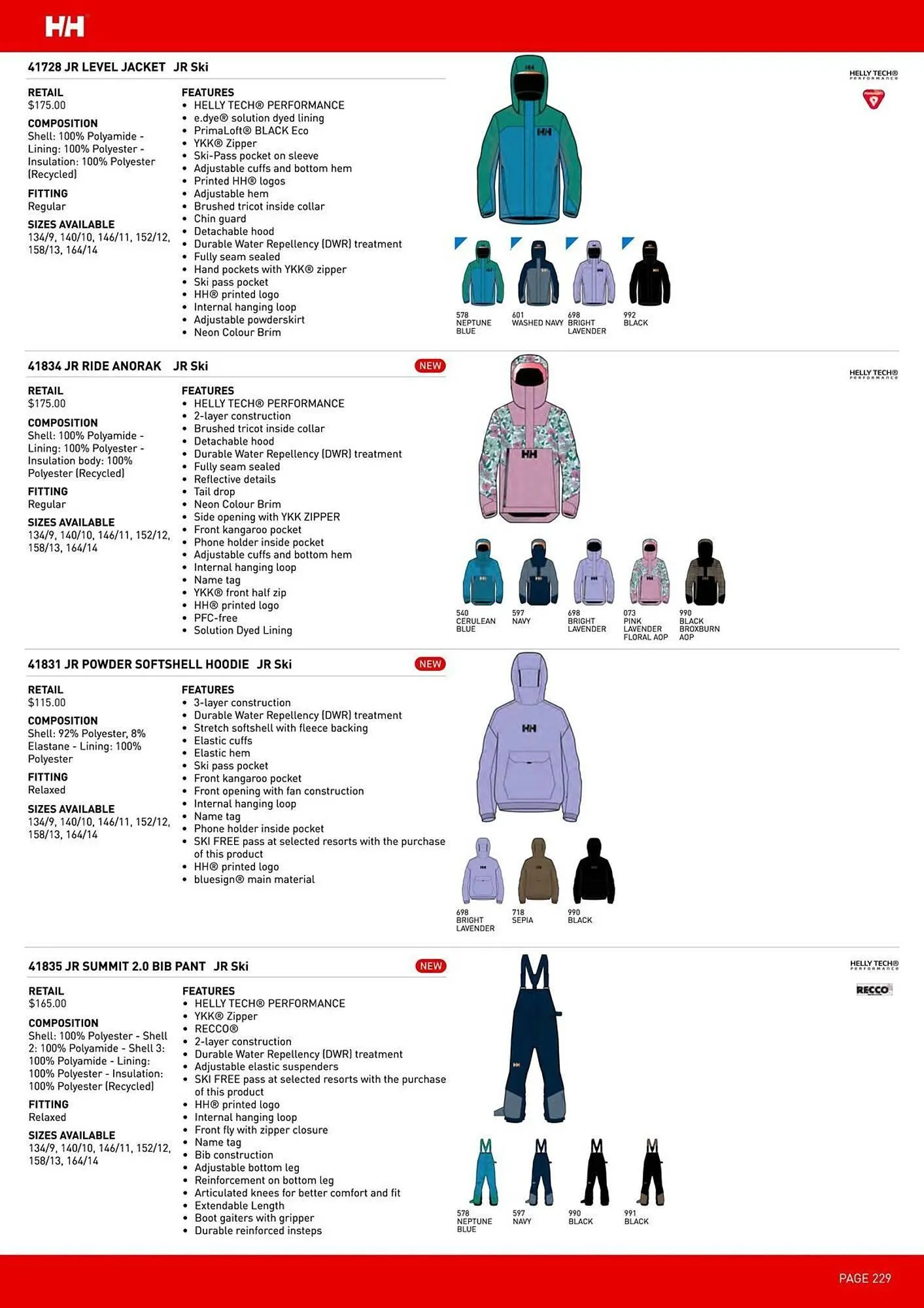 Helly Hansen flyer from September 11 to February 28 2026 - flyer page 229