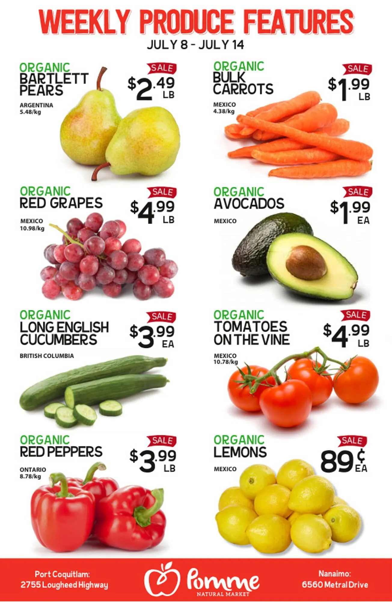 Pomme Natural Market flyer - 1