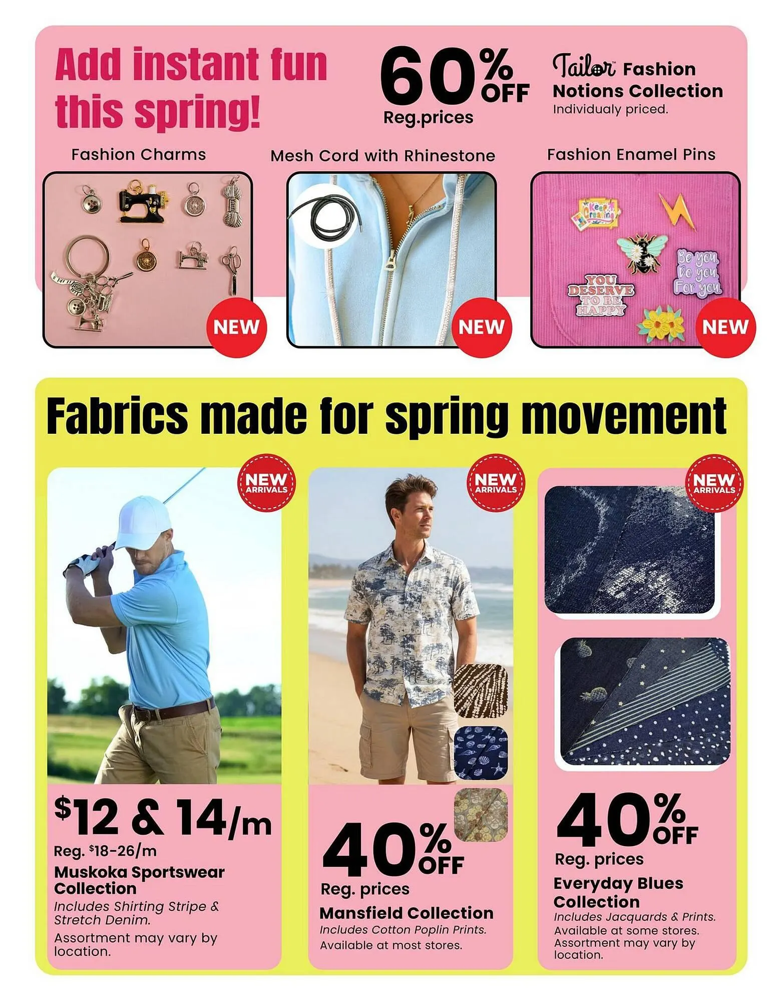 Fabricland flyer from March 1 to March 31 2026 - flyer page 9