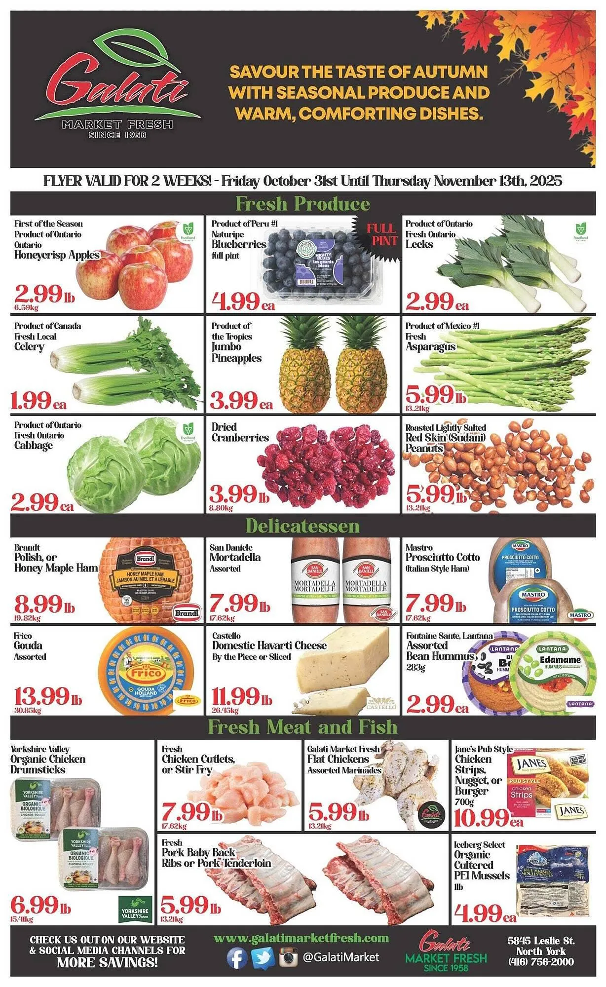 Galati Market Fresh flyer from October 31 to November 14 2025 - flyer page 1