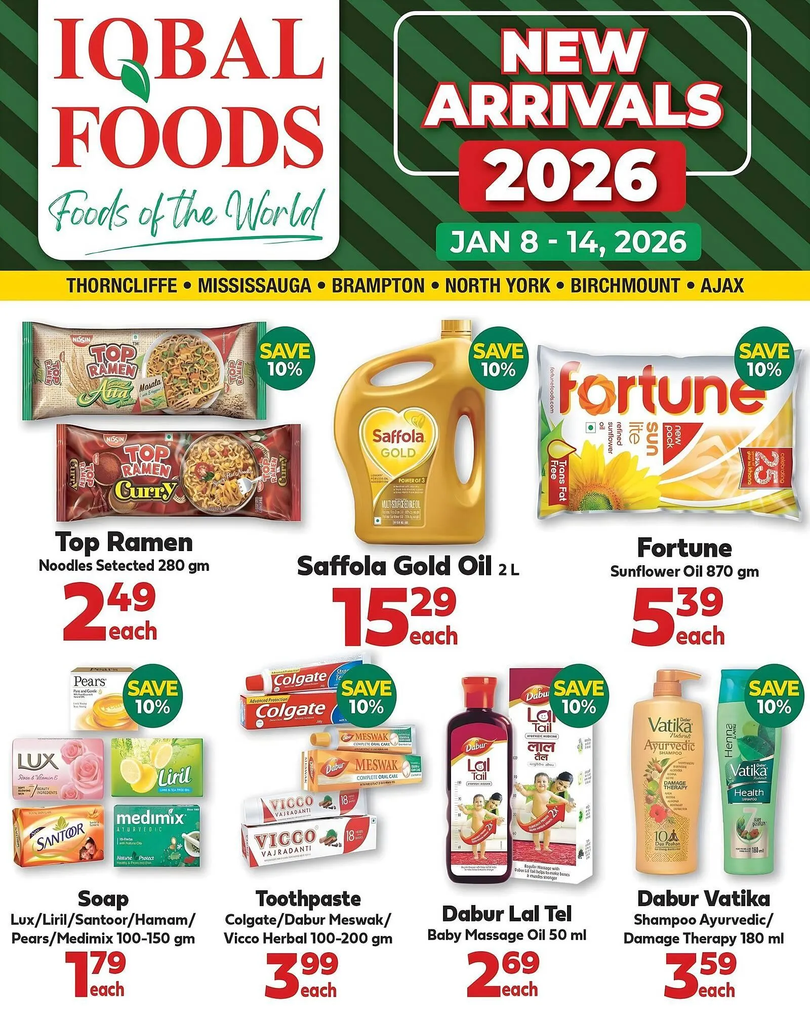 Iqbal Foods flyer from January 8 to January 14 2026 - flyer page 1