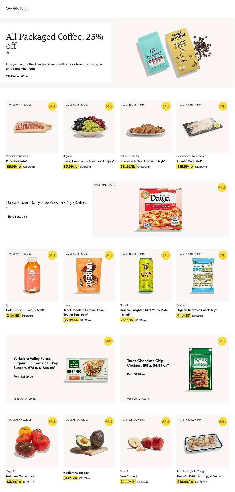 Whole Foods Market flyer from September 11 to September 18 2025 - flyer page 1
