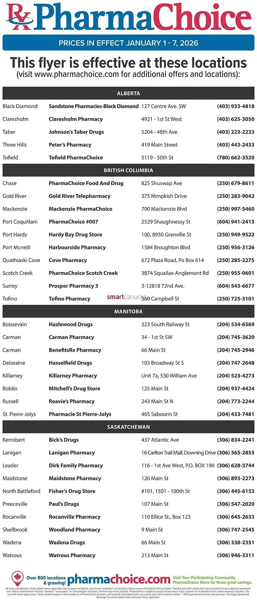 PharmaChoice flyer from January 1 to January 7 2026 - flyer page 10