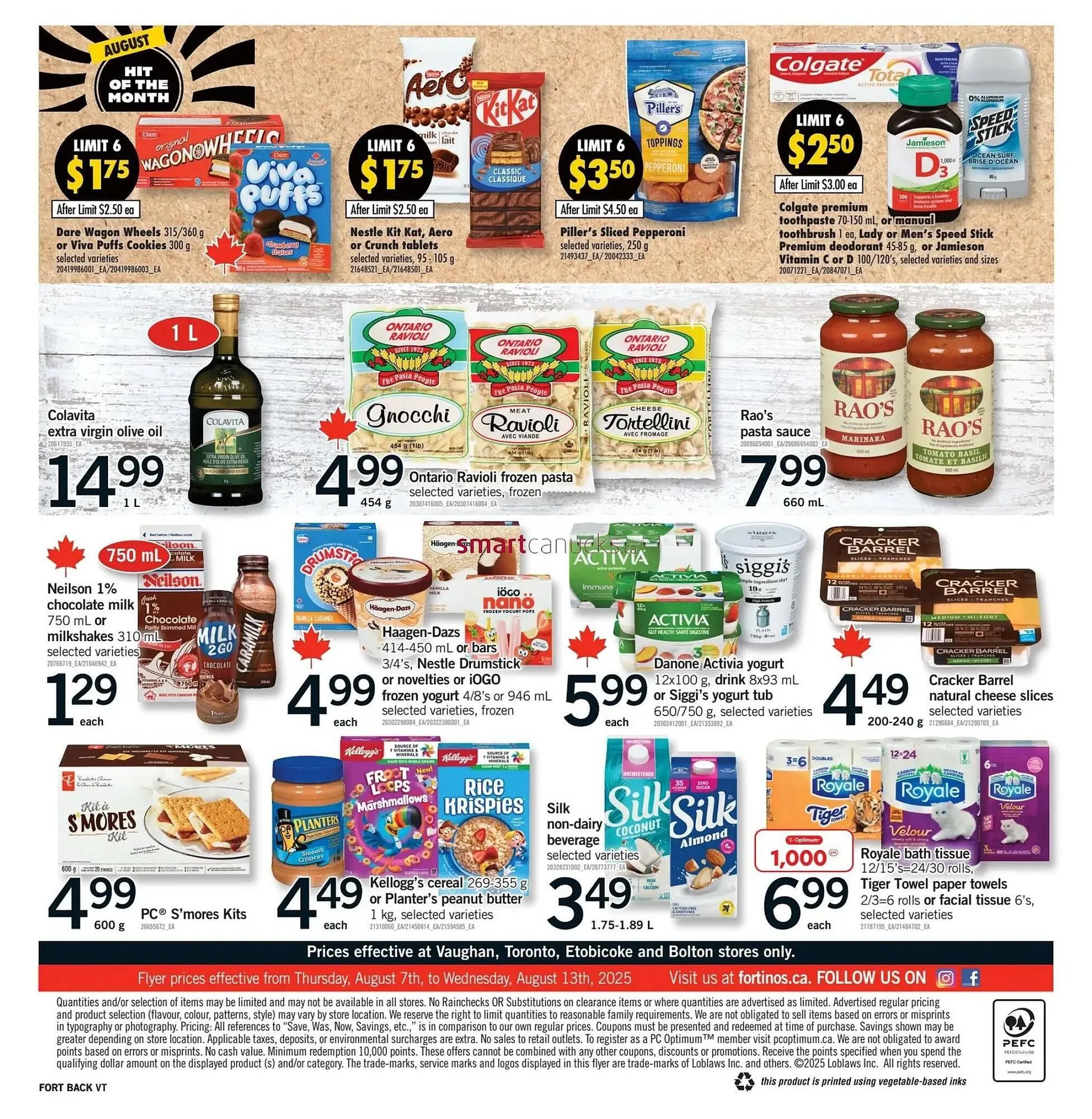 Fortinos flyer from August 7 to August 13 2025 - flyer page 2