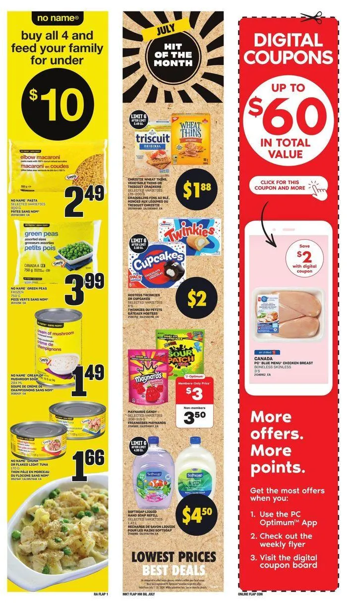 Atlantic Superstore weeky flyer from July 11 to July 17 2024 - flyer page 1