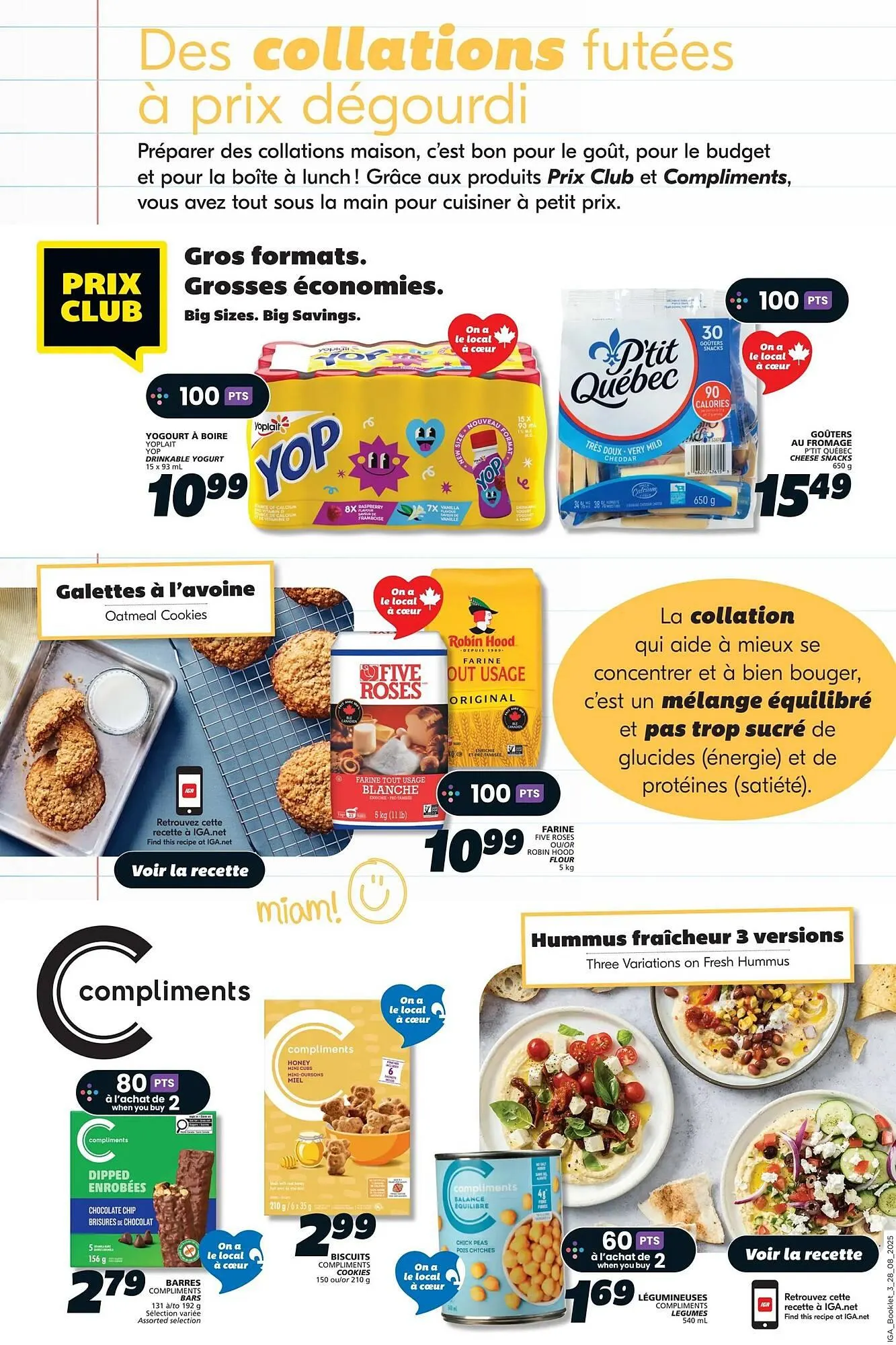 IGA flyer from August 28 to September 3 2025 - flyer page 20