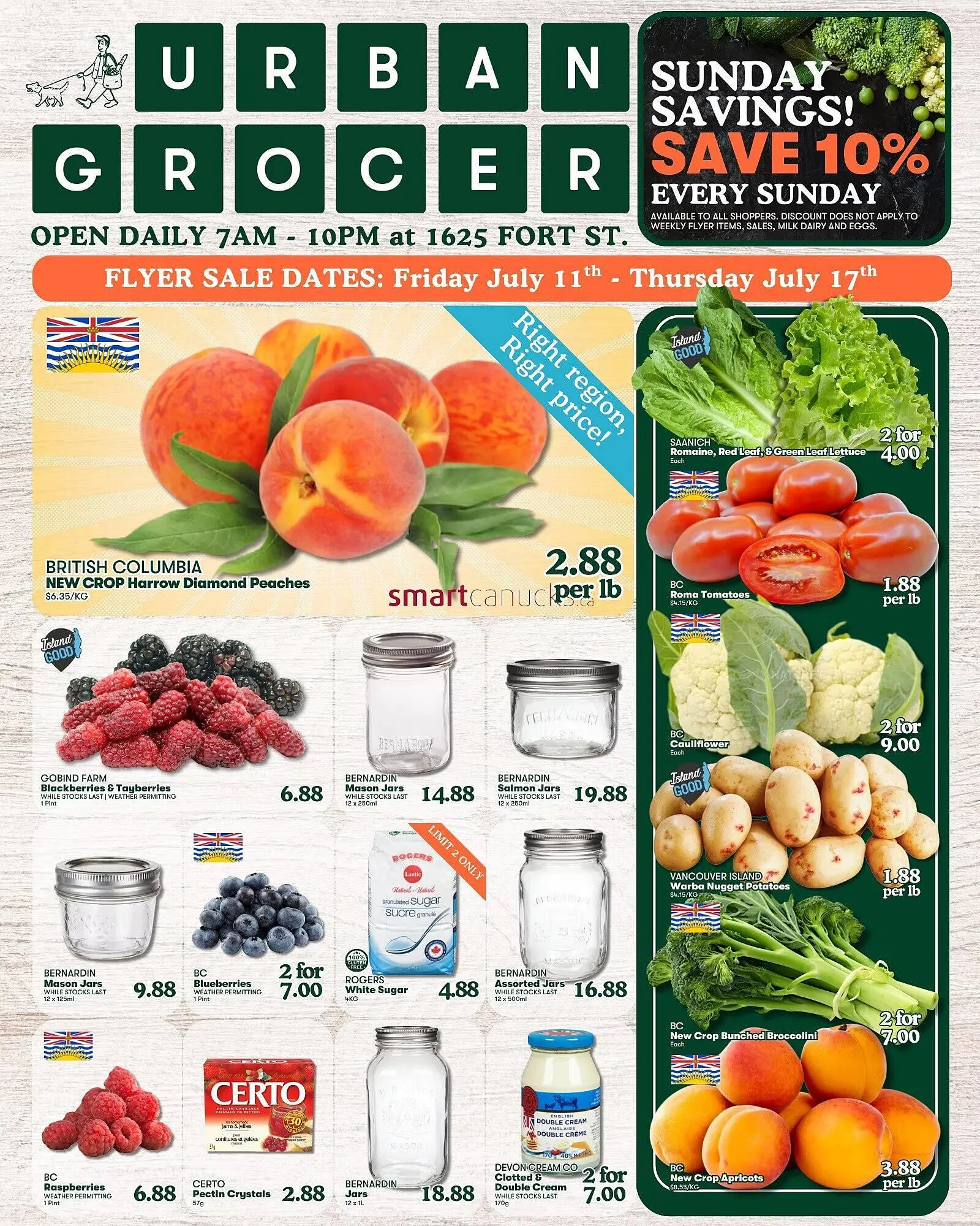 Urban Grocer flyer from July 11 to July 17 2025 - flyer page 1