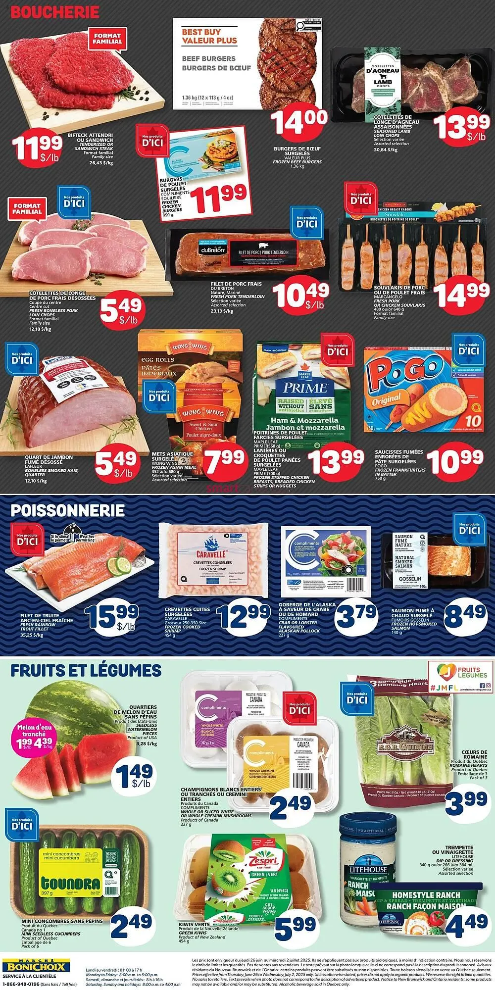 Marché Bonichoix flyer from June 26 to July 2 2025 - flyer page 2
