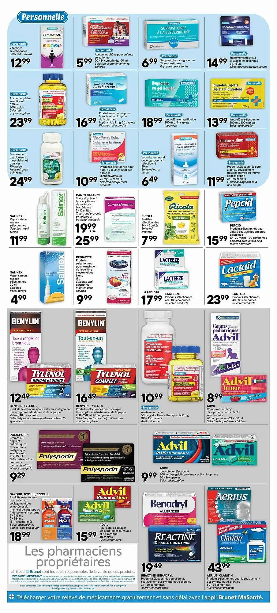 Brunet flyer from April 16 to April 30 2025 - flyer page 11