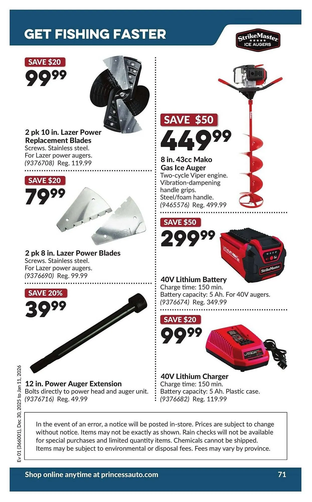 Princess Auto flyer from December 26 to January 2 2026 - flyer page 75