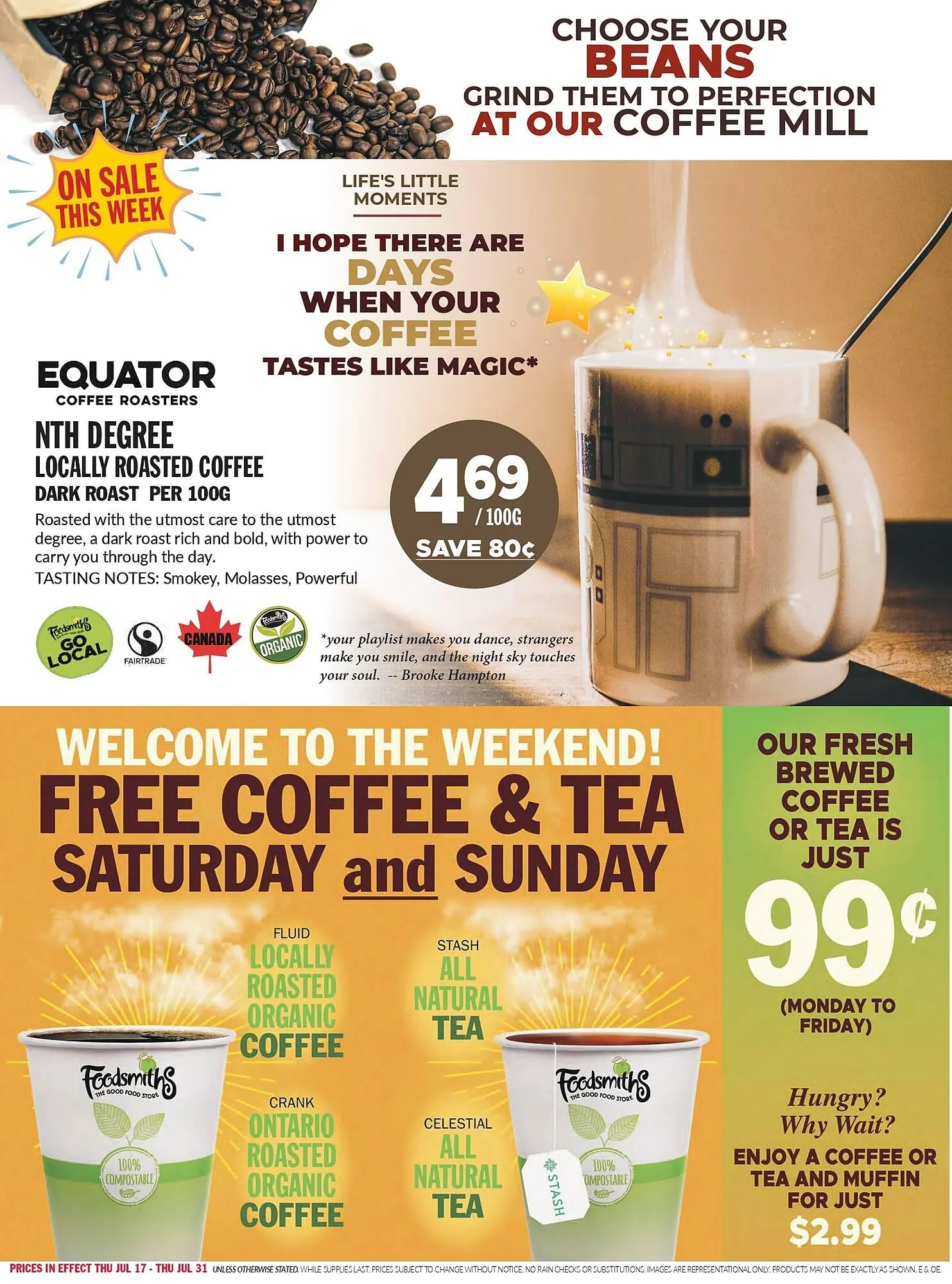 Foodsmiths flyer from July 17 to July 23 2025 - flyer page 10