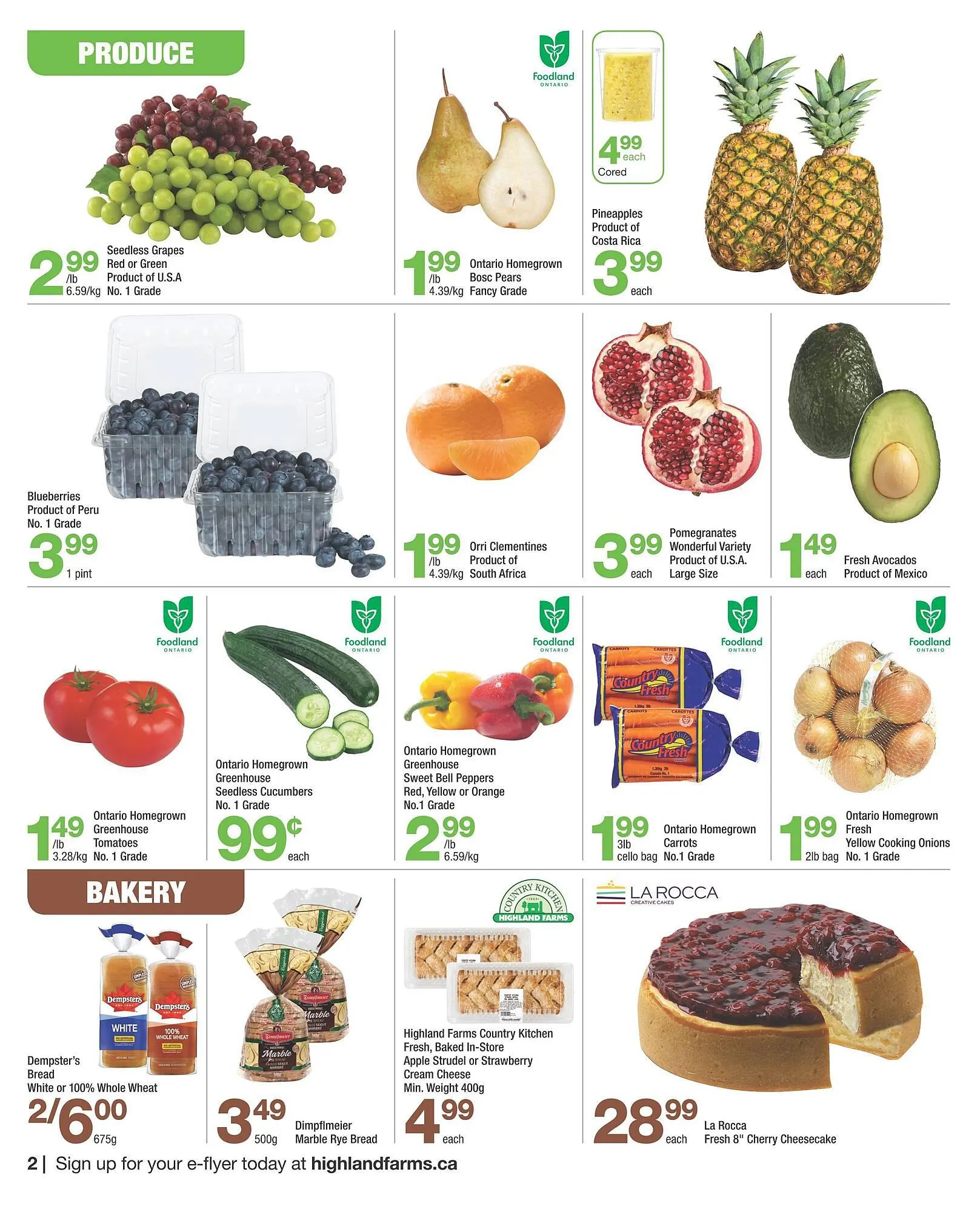 Highland Farms flyer from October 30 to November 5 2025 - flyer page 2