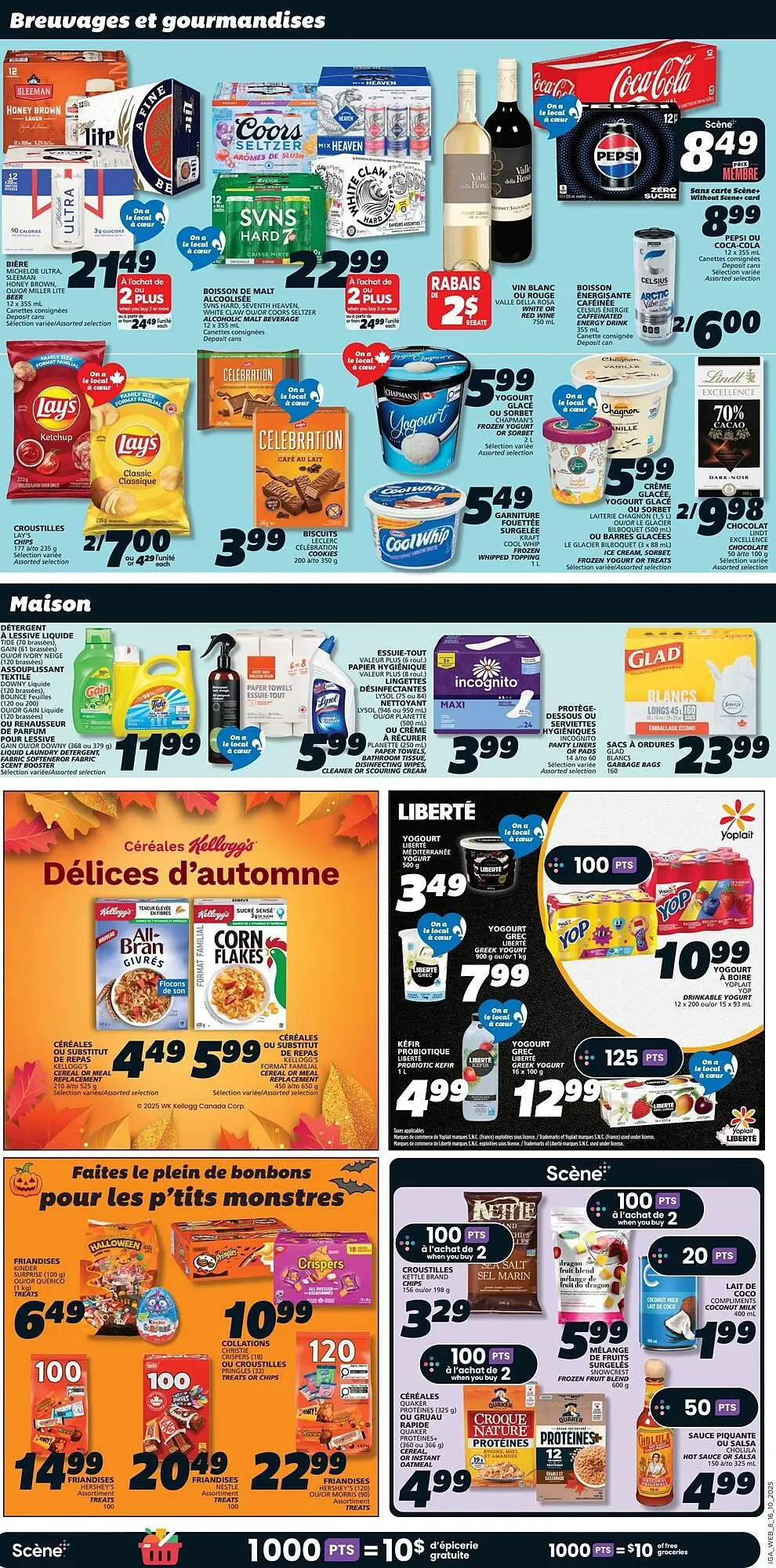 IGA flyer from October 16 to October 22 2025 - flyer page 10