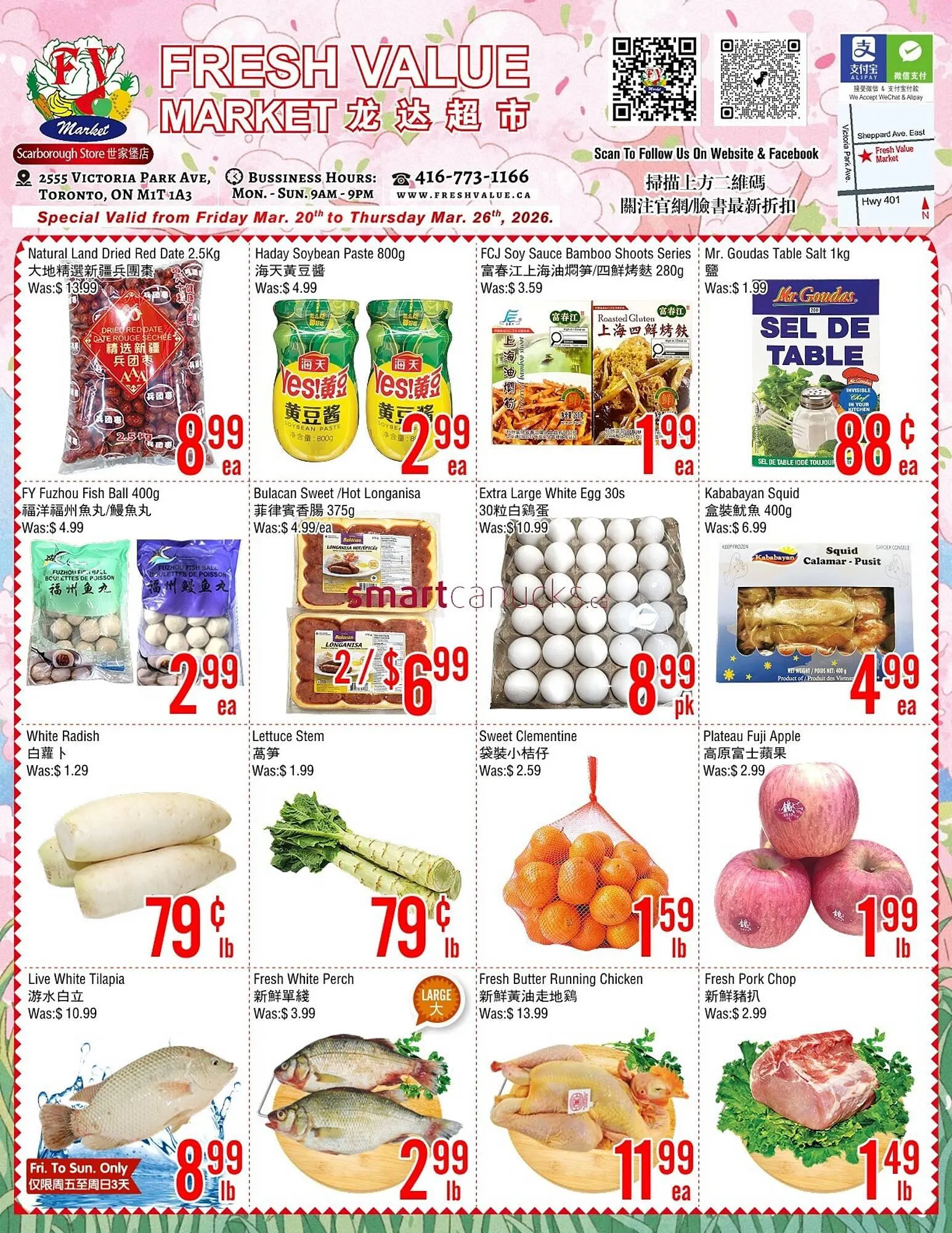 Fresh Value flyer from March 20 to March 26 2026 - flyer page 1
