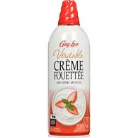 Véritable crème fouettée régulière