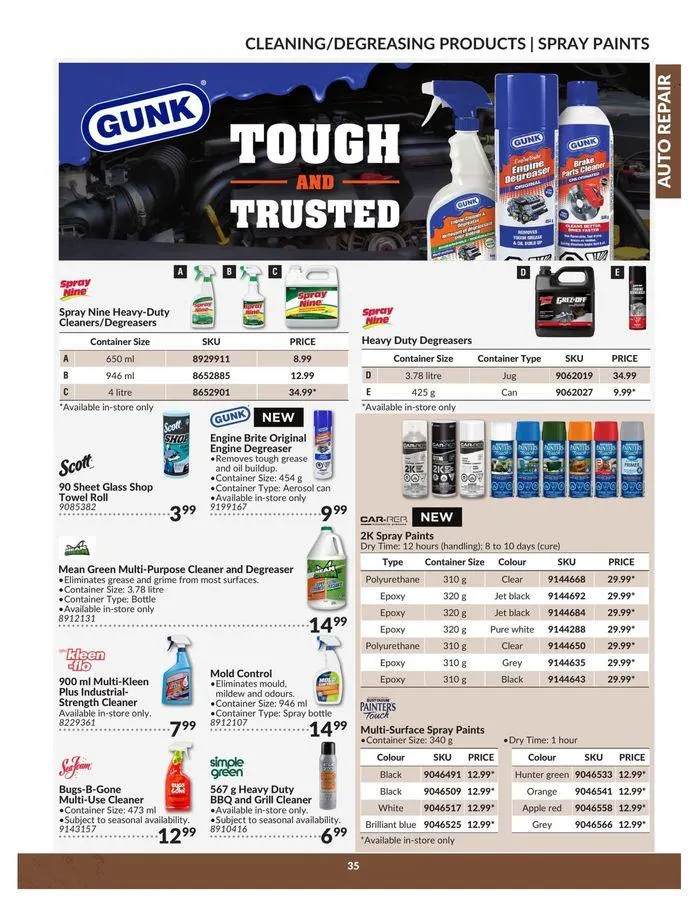 Auto Repair Catalogue from April 23 to April 22 2025 - flyer page 35