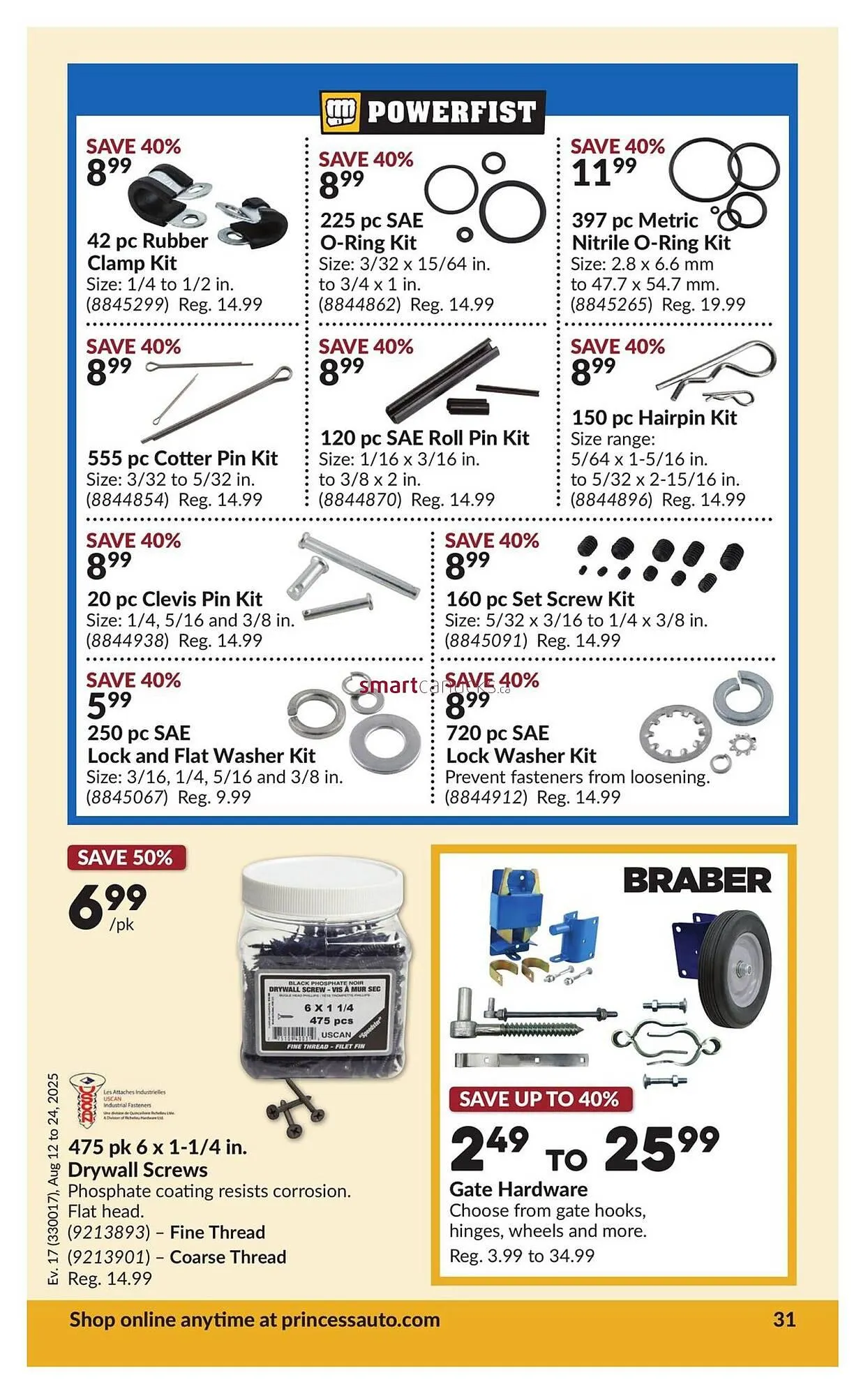Princess Auto flyer from August 12 to August 24 2025 - flyer page 37