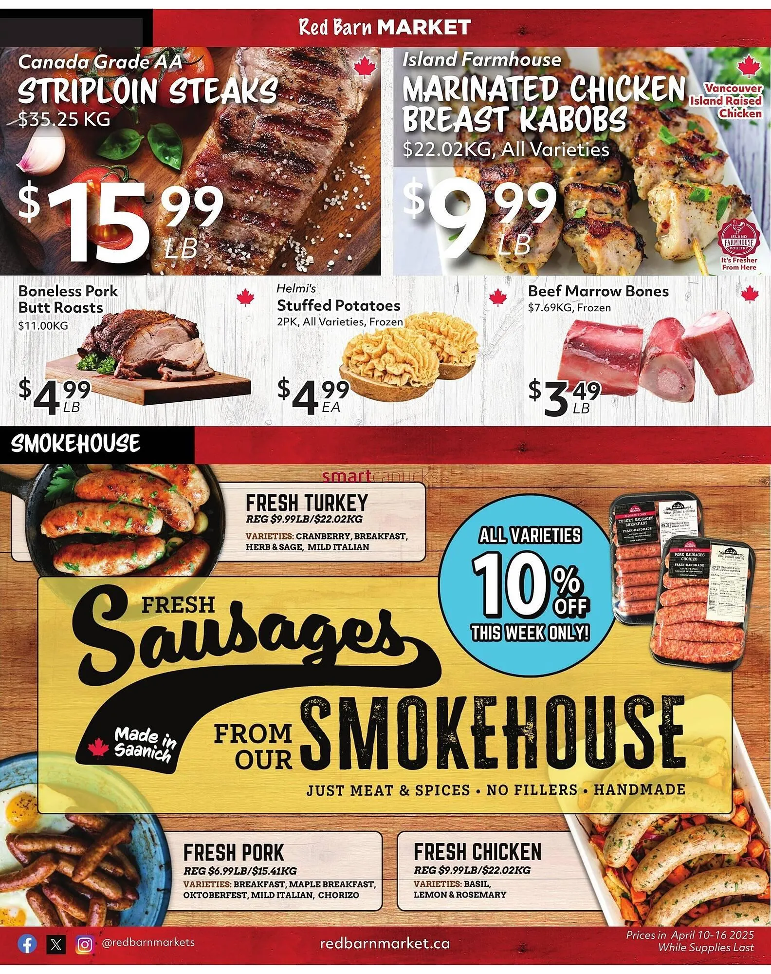 Red Barn Market flyer from April 10 to April 16 2025 - flyer page 4