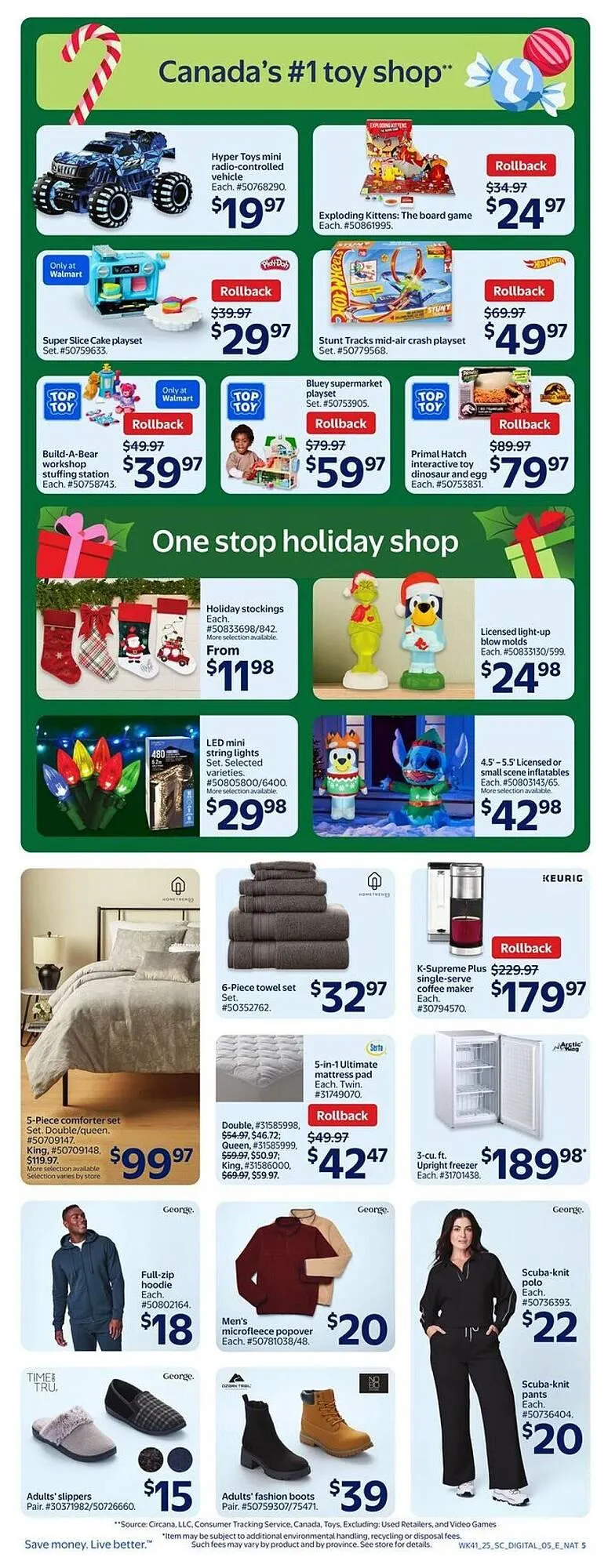 Walmart flyer from November 6 to November 12 2025 - flyer page 6