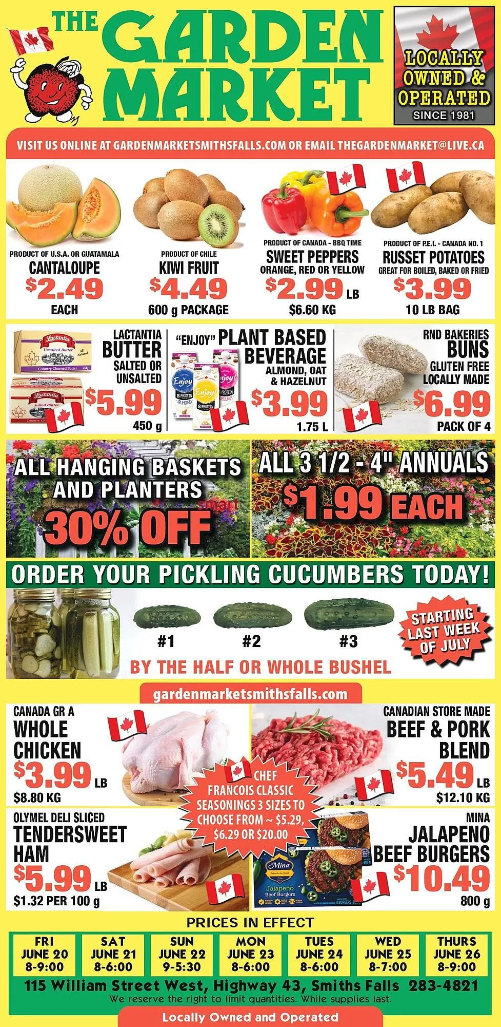 The Garden Market flyer - 1