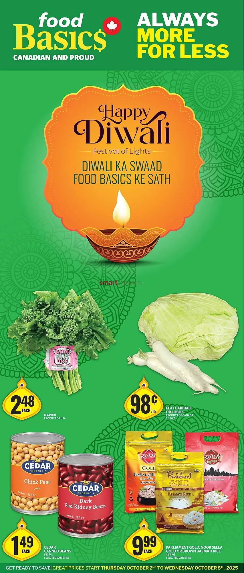 Food Basics flyer from October 2 to October 8 2025 - flyer page 1