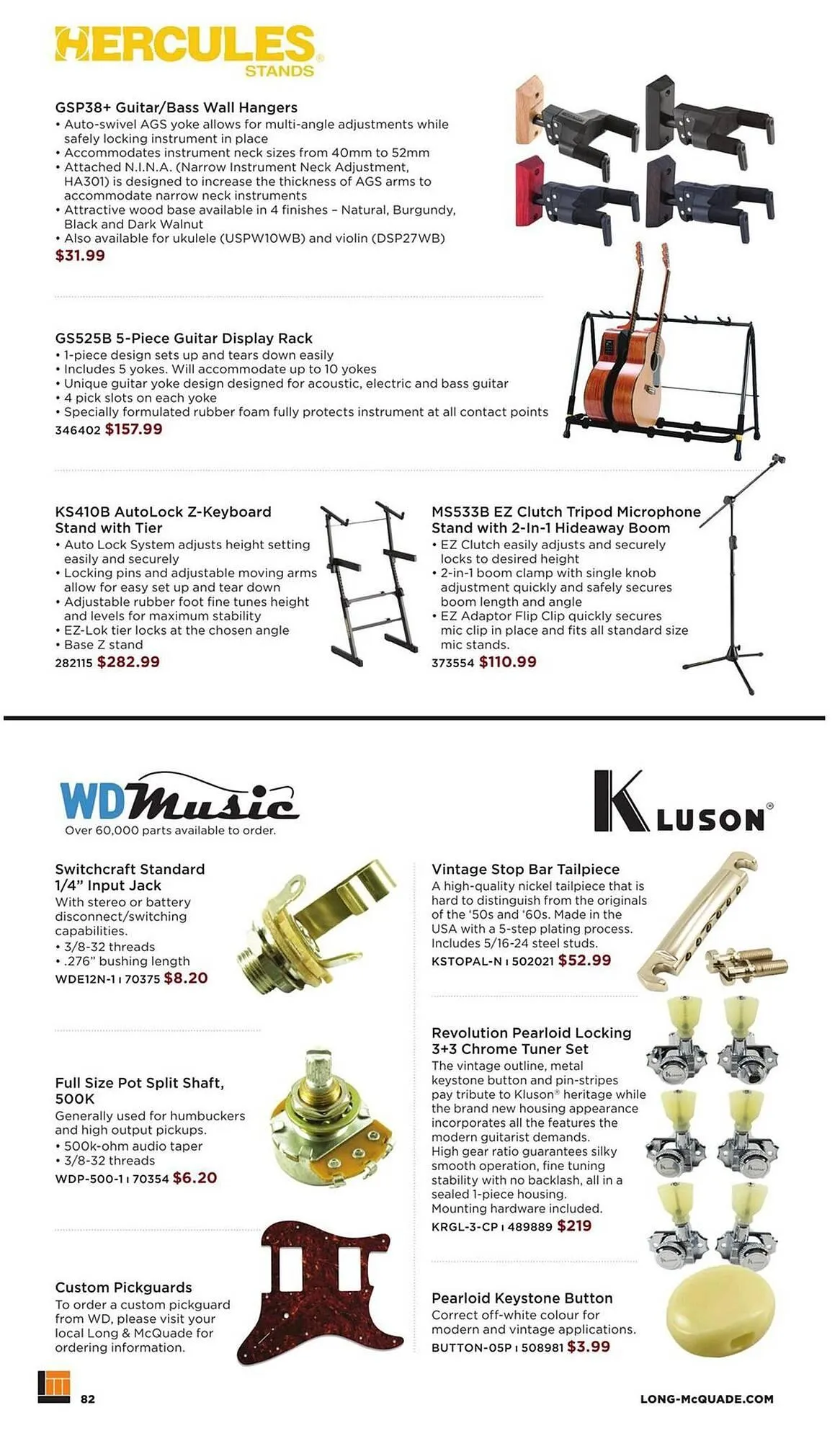 Long & McQuade flyer from November 5 to July 31 2026 - flyer page 82