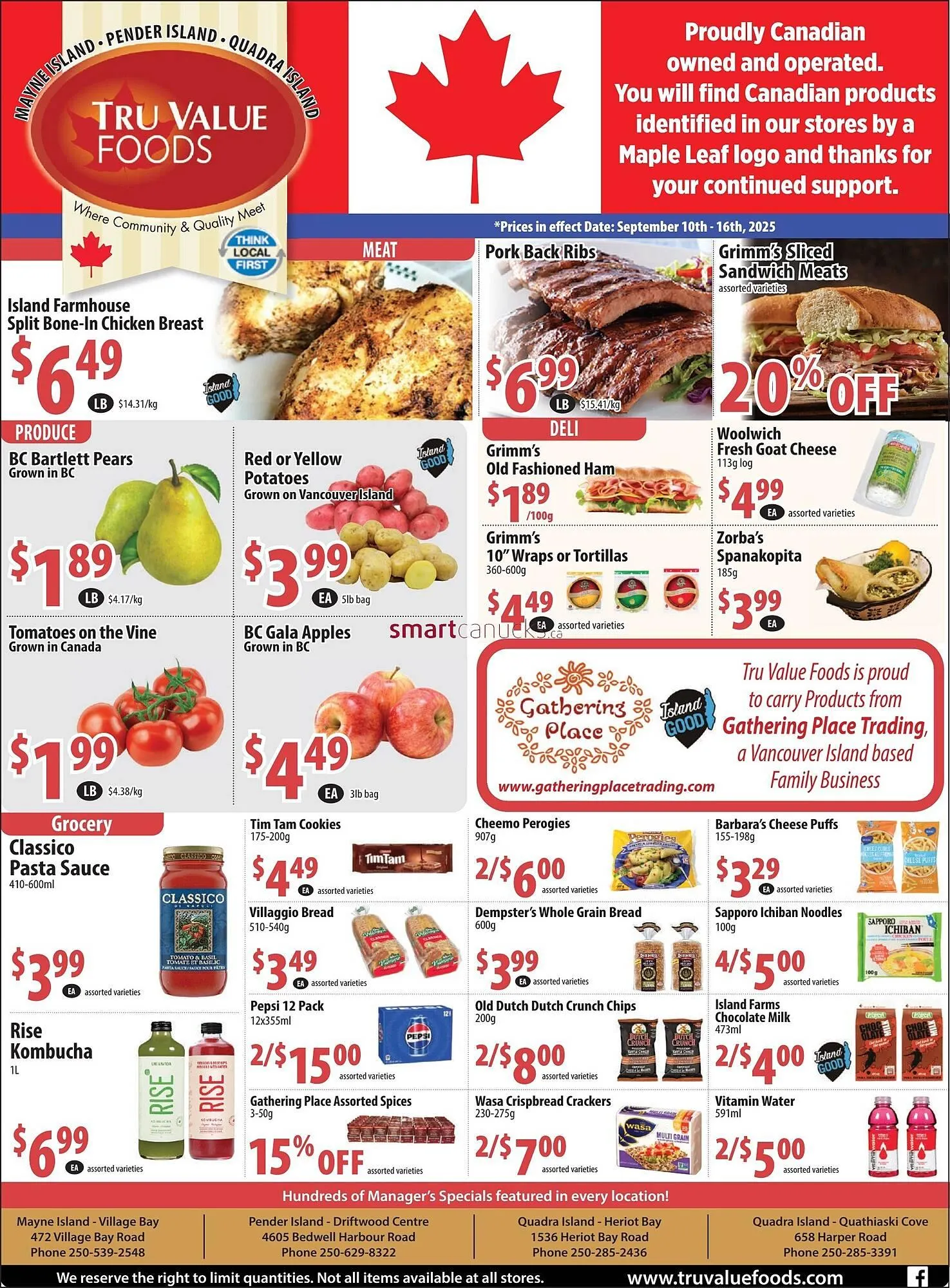 Tru Value Foods flyer from September 10 to September 16 2025 - flyer page 1