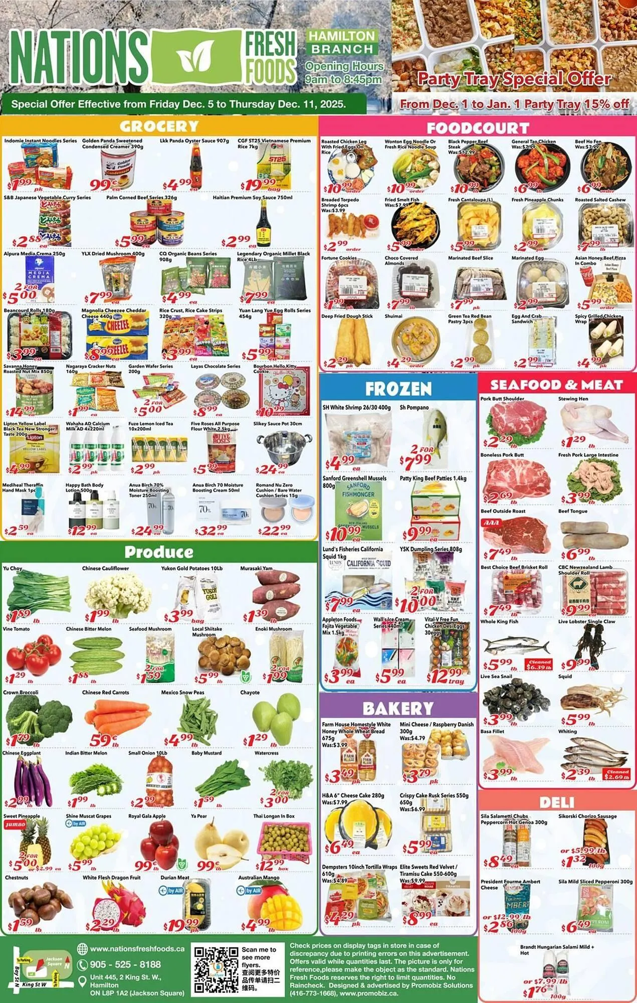 Nations Fresh Foods flyer from December 5 to December 11 2025 - flyer page 1