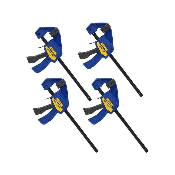 IRWIN 150mm 4 Piece Quick-Grip Mini Bar Clamp Set