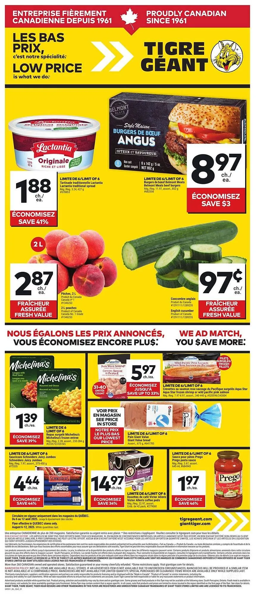 Giant Tiger flyer - 1