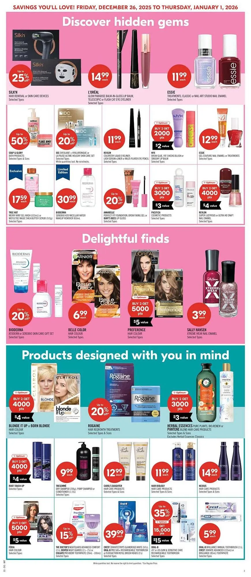Shoppers Drug Mart flyer from December 25 to January 1 2026 - flyer page 15