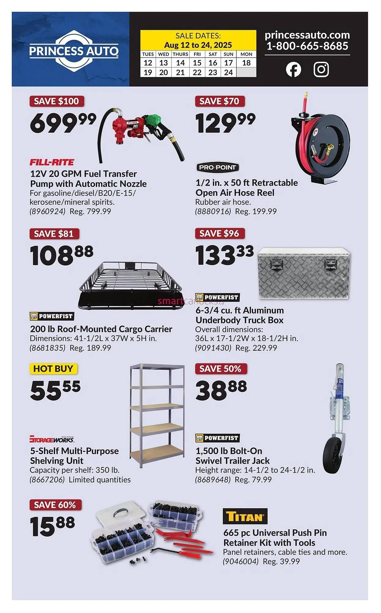 Princess Auto flyer from August 12 to August 24 2025 - flyer page 2