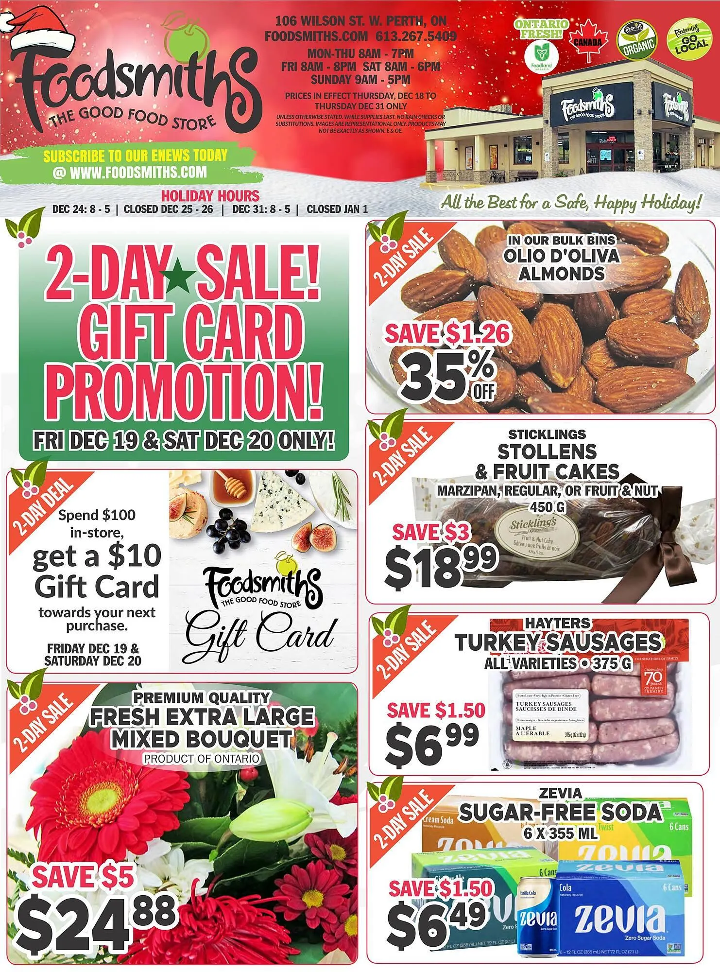Foodsmiths flyer from December 18 to December 31 2025 - flyer page 1