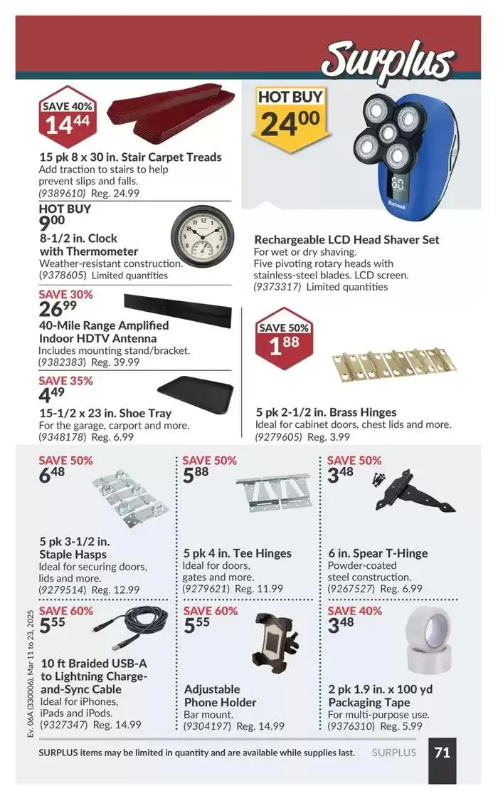 National Sale from March 11 to March 23 2025 - flyer page 76