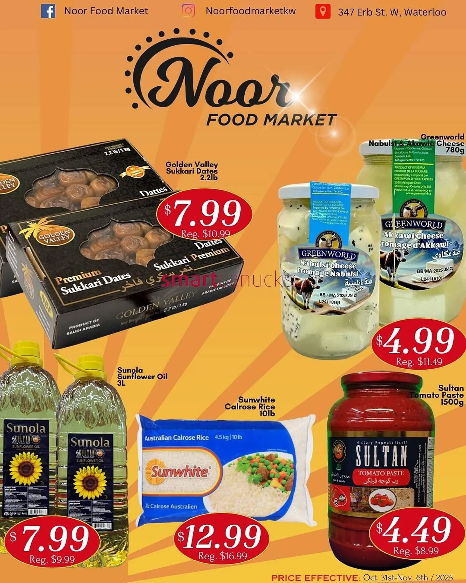 Noor Food Market flyer from October 31 to November 6 2025 - flyer page 1