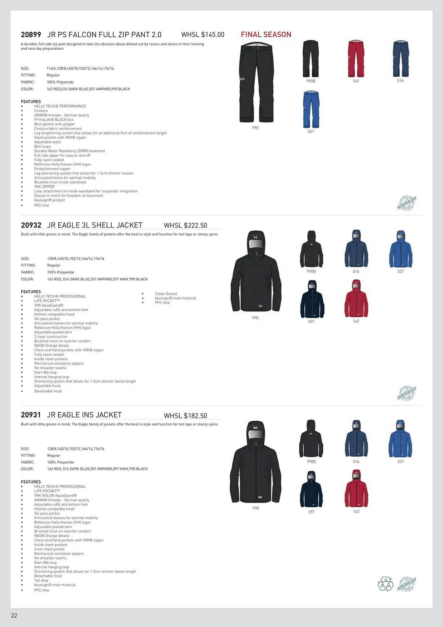 Helly Hansen flyer from September 11 to February 28 2026 - flyer page 22