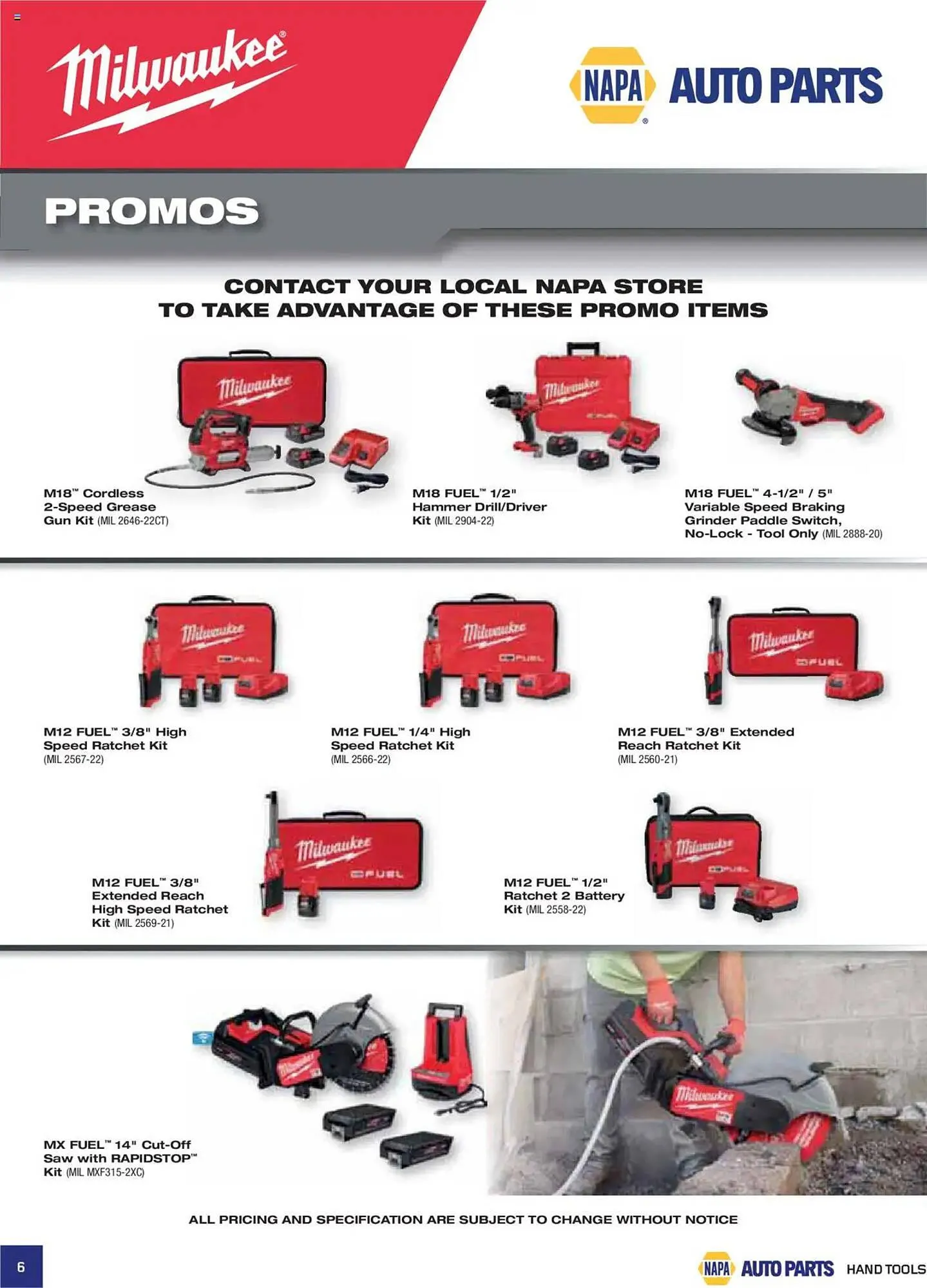 NAPA Auto Parts flyer from July 1 to August 30 2025 - flyer page 6